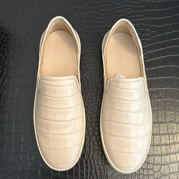 NIB FREDA SALVADOR | Eddy D’Orsay Sneaker Sand Embossed Croc Sz 6 - Picture 5 of 7